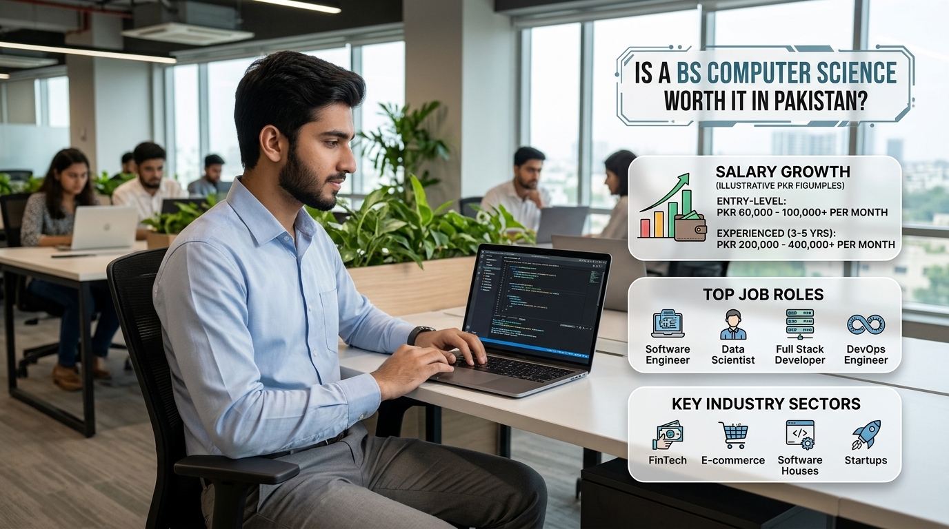 Is a BS Computer Science Worth It in Pakistan? Salary and Jobs